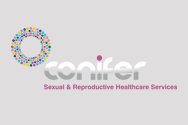 Conifer secual and reproductive health logo